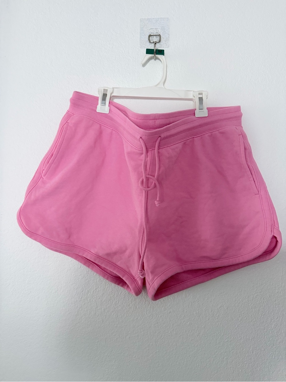 J. Crew Pink Athletic Drawstring Shorts, size L